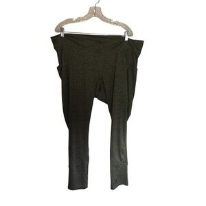 Motherhood Maternity Pants Women's Size XL Green Stretch